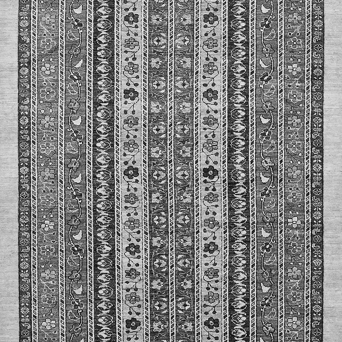 Machine Washable Abstract Gray Modern Rug, wshabs543gry