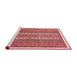 Modern Red Washable Rugs