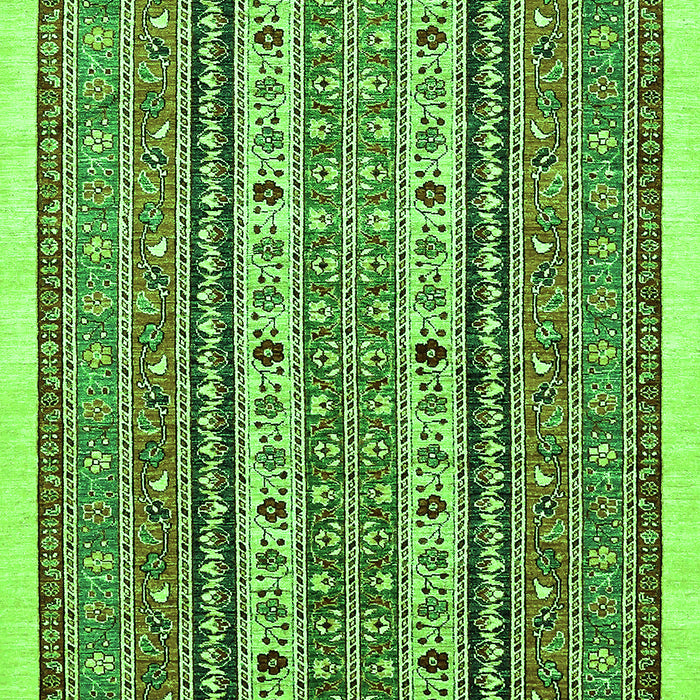 Machine Washable Abstract Green Modern Area Rugs, wshabs543grn