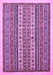 Machine Washable Abstract Purple Modern Area Rugs, wshabs543pur