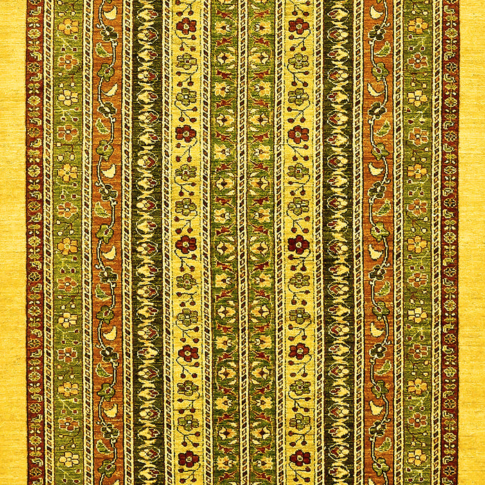 Abstract Yellow Modern Rug, abs543yw