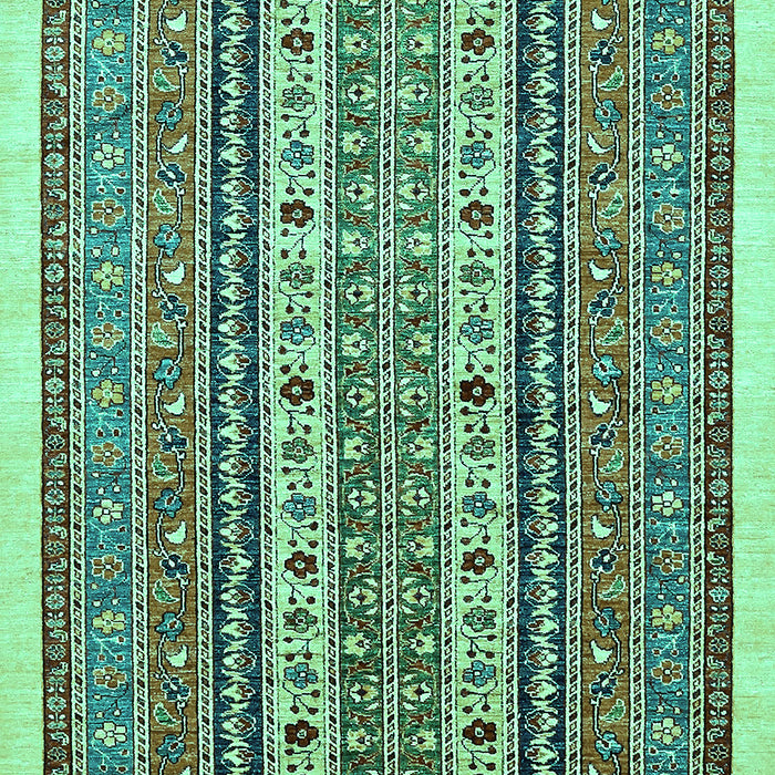 Abstract Turquoise Modern Rug, abs543turq