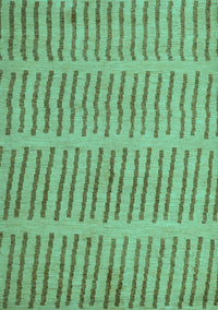 Solid Turquoise Modern Rug, abs5440turq