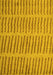 Machine Washable Solid Yellow Modern Rug, wshabs5440yw