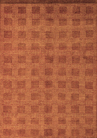 Abstract Brown Modern Rug, abs5441brn