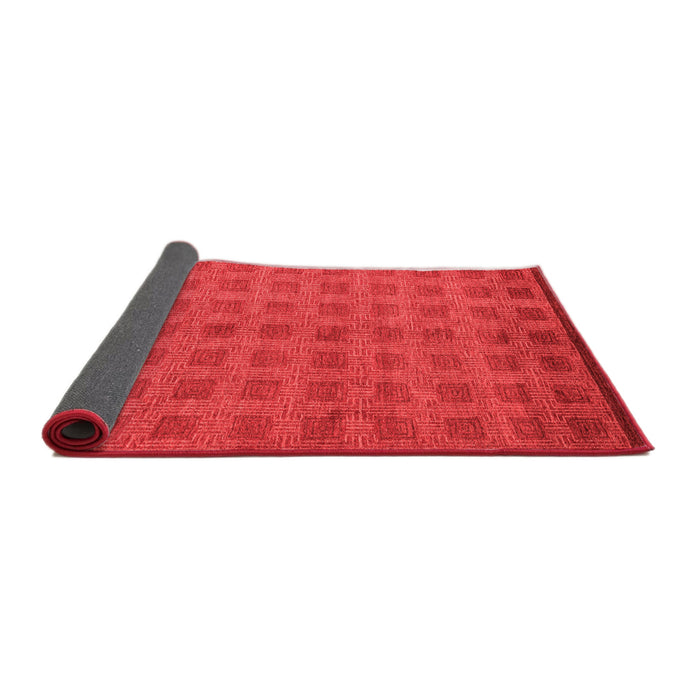 Abstract Red Modern Area Rugs