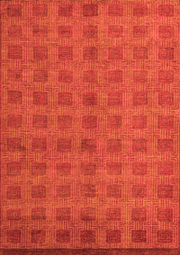 Abstract Orange Modern Rug, abs5441org