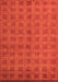 Abstract Orange Modern Rug, abs5441org