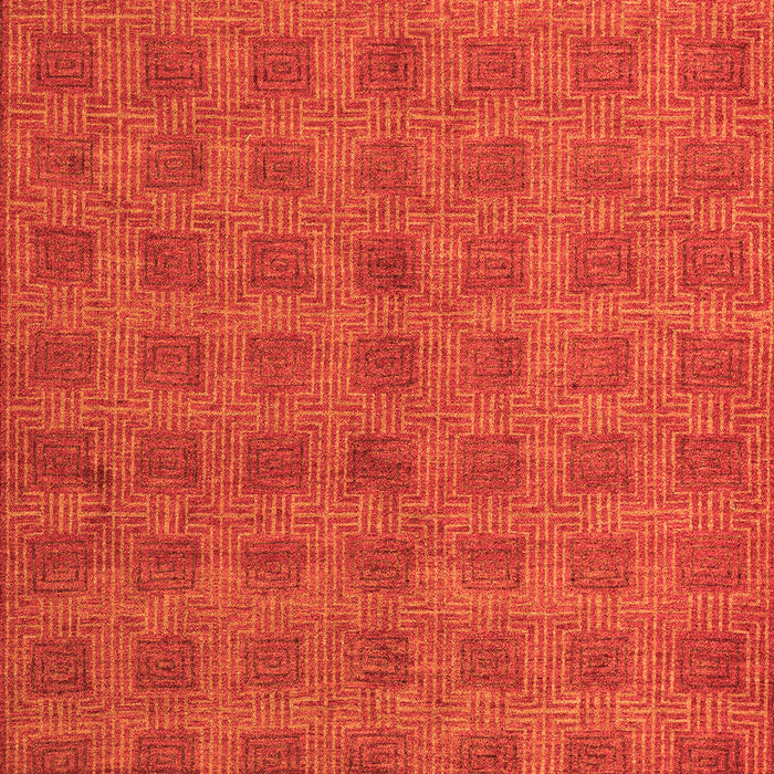 Abstract Orange Modern Rug, abs5441org