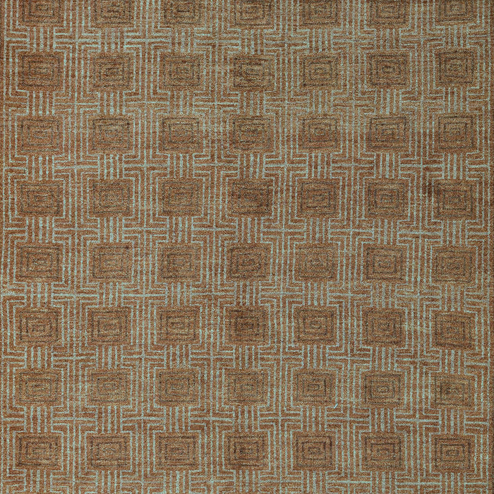 Abstract Light Blue Modern Rug, abs5441lblu