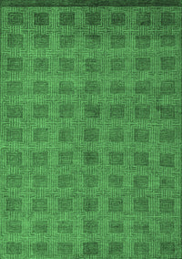 Abstract Emerald Green Modern Rug, abs5441emgrn