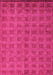 Machine Washable Abstract Pink Modern Rug, wshabs5441pnk