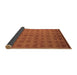 Sideview of Abstract Brown Modern Rug, abs5441brn