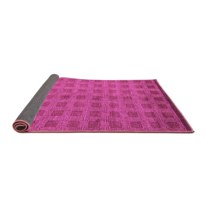 Sideview of Abstract Purple Modern Rug, abs5441pur