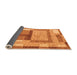 Sideview of Abstract Orange Modern Rug, abs5442org