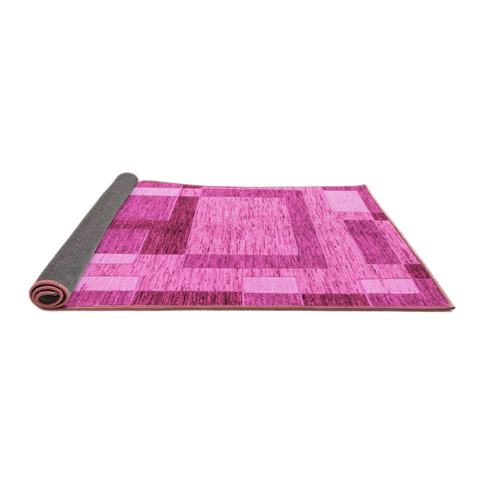 Sideview of Abstract Pink Modern Rug, abs5442pnk
