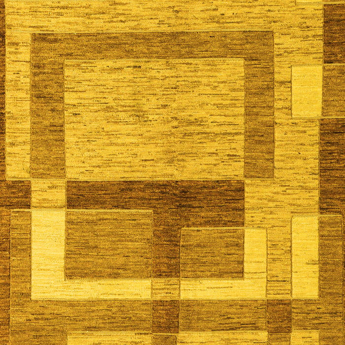 Abstract Yellow Modern Rug, abs5442yw