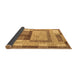 Sideview of Abstract Brown Modern Rug, abs5442brn