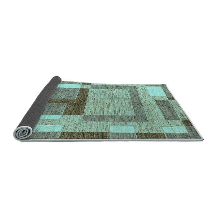 Sideview of Abstract Light Blue Modern Rug, abs5442lblu
