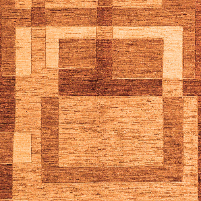 Abstract Orange Modern Rug, abs5442org