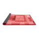 Abstract Red Modern Area Rugs