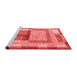 Modern Red Washable Rugs