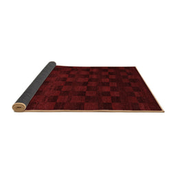 Sideview of Abstract Brown Modern Rug, abs5443brn