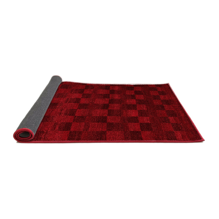 Abstract Red Modern Area Rugs