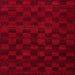 Square Abstract Red Modern Rug, abs5443