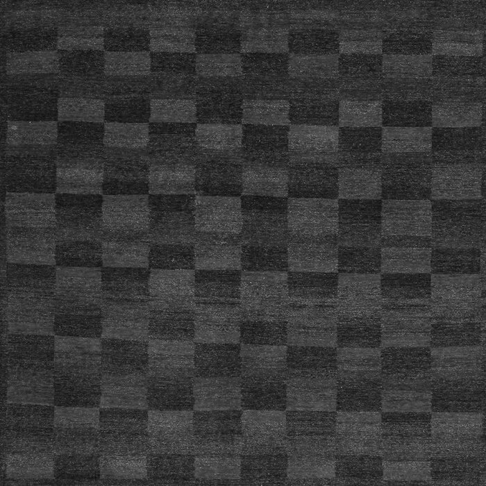 Square Abstract Gray Modern Rug, abs5443gry