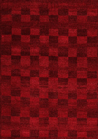 Abstract Red Modern Rug, abs5443red