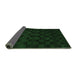 Sideview of Abstract Emerald Green Modern Rug, abs5443emgrn