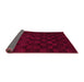 Sideview of Abstract Pink Modern Rug, abs5443pnk