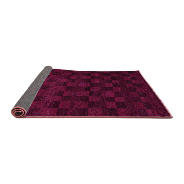 Sideview of Abstract Purple Modern Rug, abs5443pur