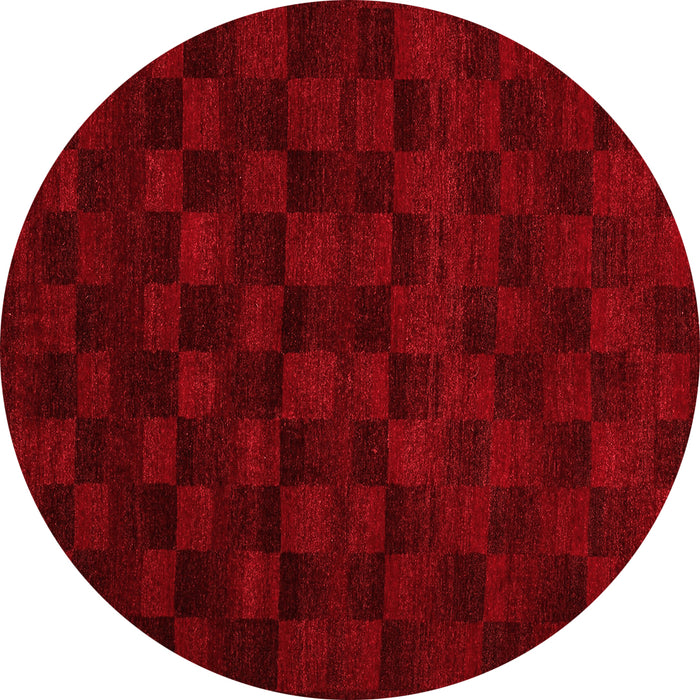Machine Washable Abstract Red Modern Rug, wshabs5443red