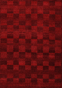 Abstract Orange Modern Rug, abs5443org