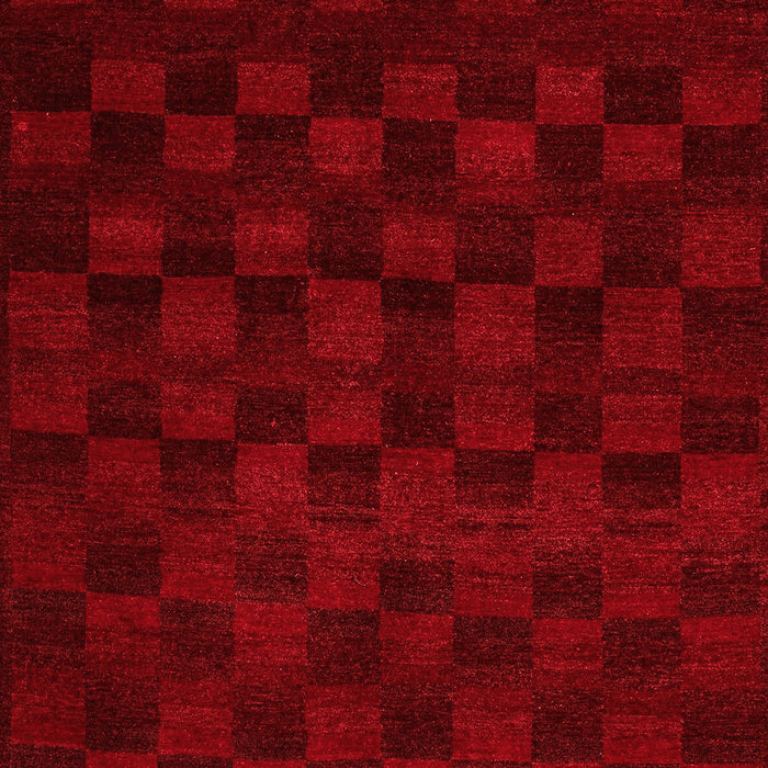 Machine Washable Abstract Red Modern Rug, wshabs5443red