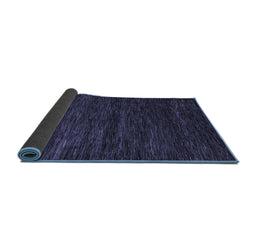 Sideview of Abstract Blue Modern Rug, abs5444blu