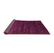 Sideview of Abstract Pink Modern Rug, abs5444pnk