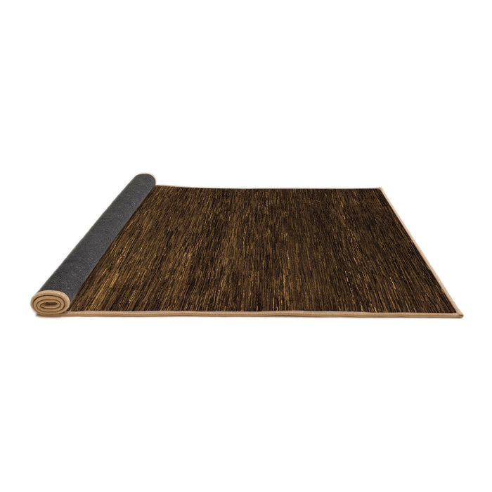 Sideview of Abstract Brown Modern Rug, abs5444brn