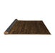 Sideview of Abstract Brown Modern Rug, abs5444brn