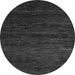 Round Abstract Gray Modern Rug, abs5444gry