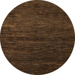 Round Machine Washable Abstract Night Red Rug, wshabs5444