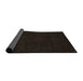 Sideview of Abstract Chocolate Brown Modern Rug, abs5445