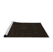 Sideview of Machine Washable Abstract Milk Chocolate Brown Rug, wshabs5445