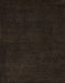 Abstract Chocolate Brown Modern Rug, abs5445