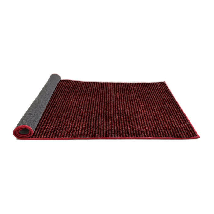 Abstract Red Modern Area Rugs