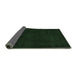 Sideview of Abstract Emerald Green Modern Rug, abs5445emgrn