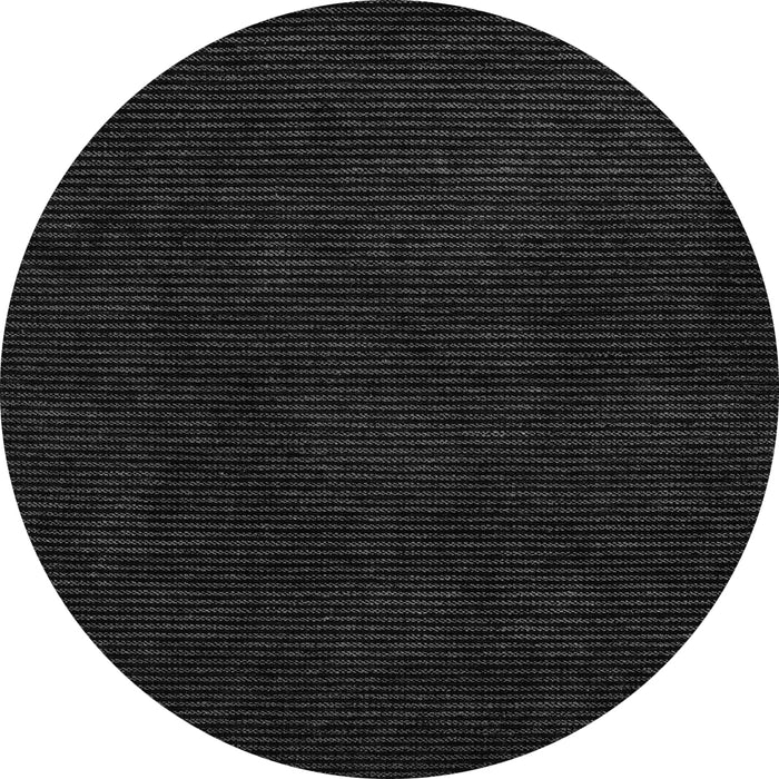 Round Machine Washable Abstract Gray Modern Rug, wshabs5445gry