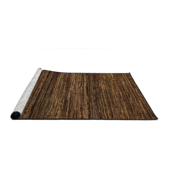 Sideview of Machine Washable Abstract Night Red Rug, wshabs5446